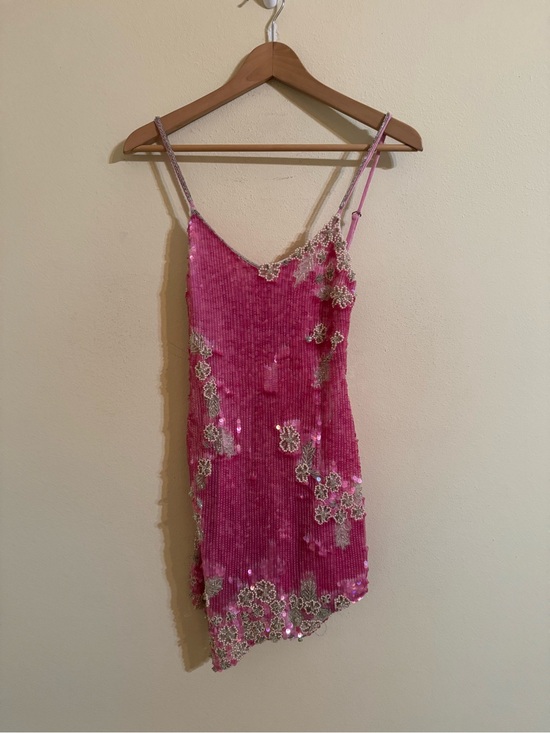 LoveShackFancy Dresses & Skirts - LoveShackFancy Meline Dress Raspberry Sparkle Size 2